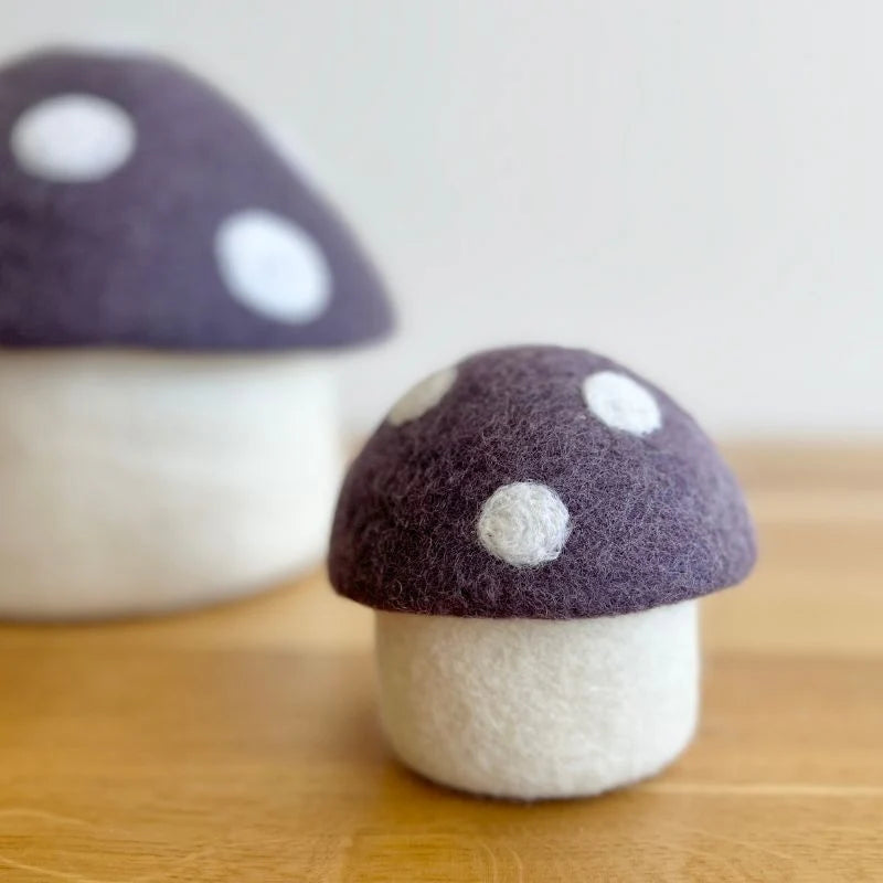 Felt Toadstool Trinket Box - Small