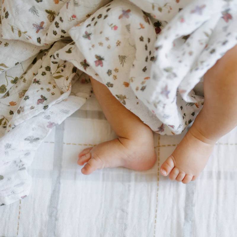 Cotton Muslin Swaddle 3 Pack - Bees