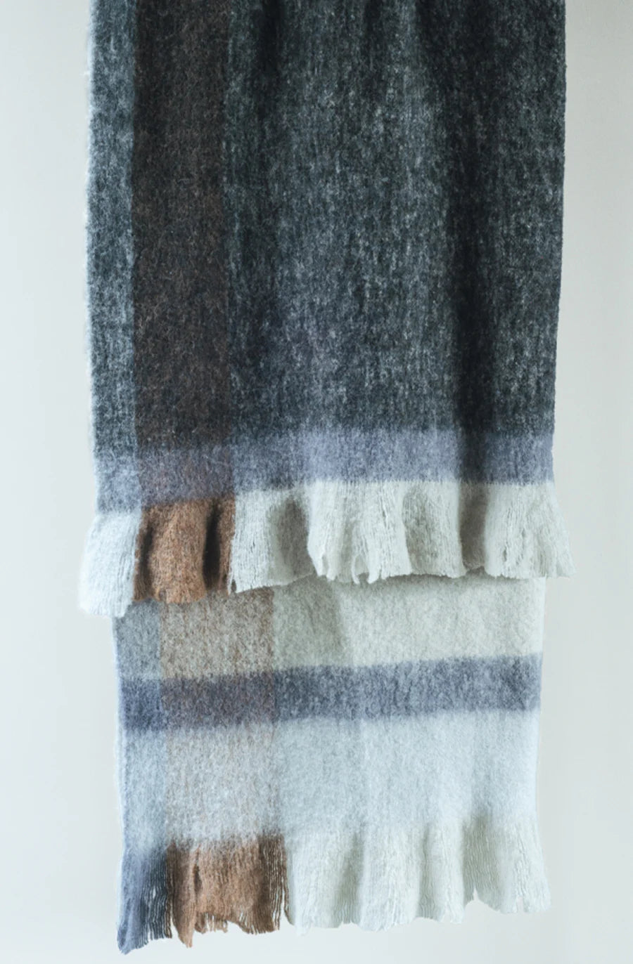 Bivio Throw Graphite/Sienna