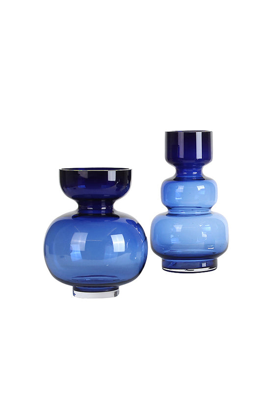 Blue Globe Vase