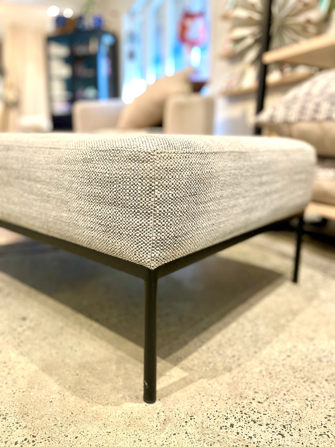 Muse Ottoman in Weave