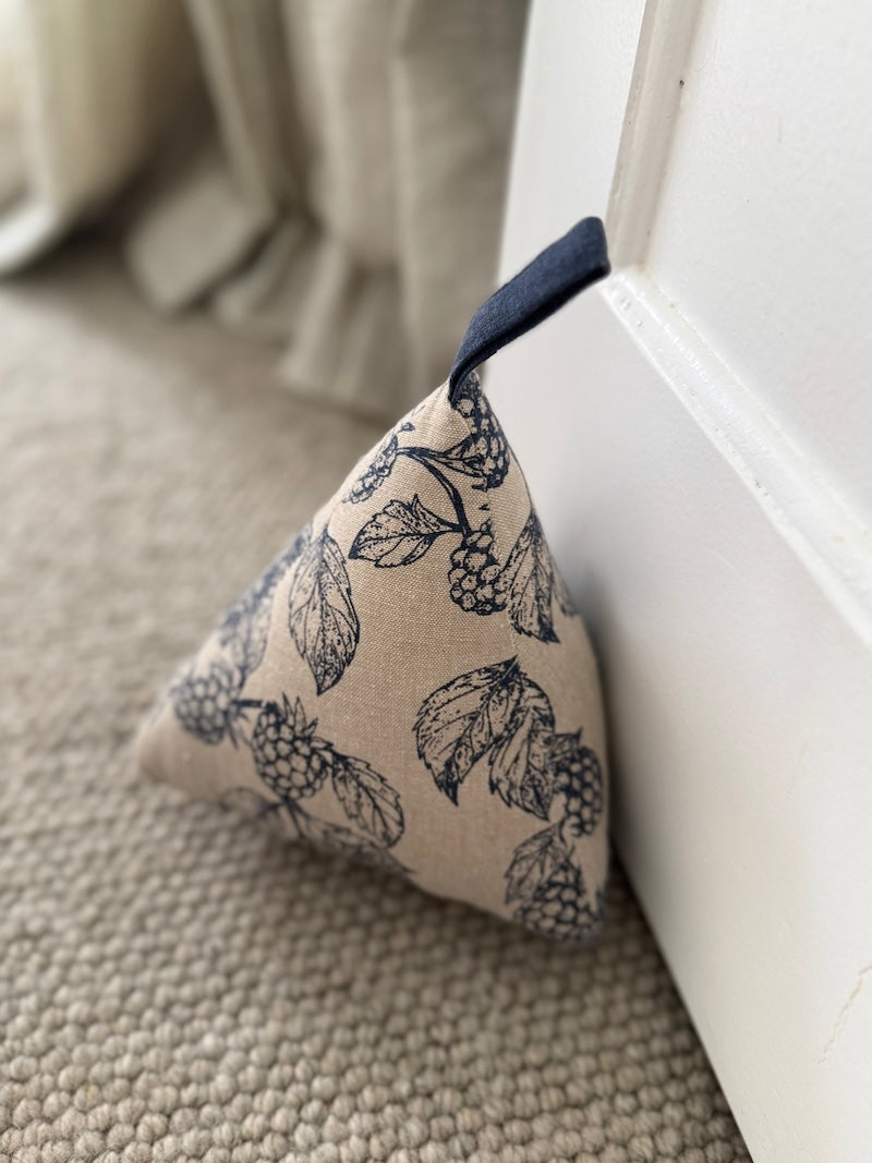 Pyramid Berry Door Stop Blue