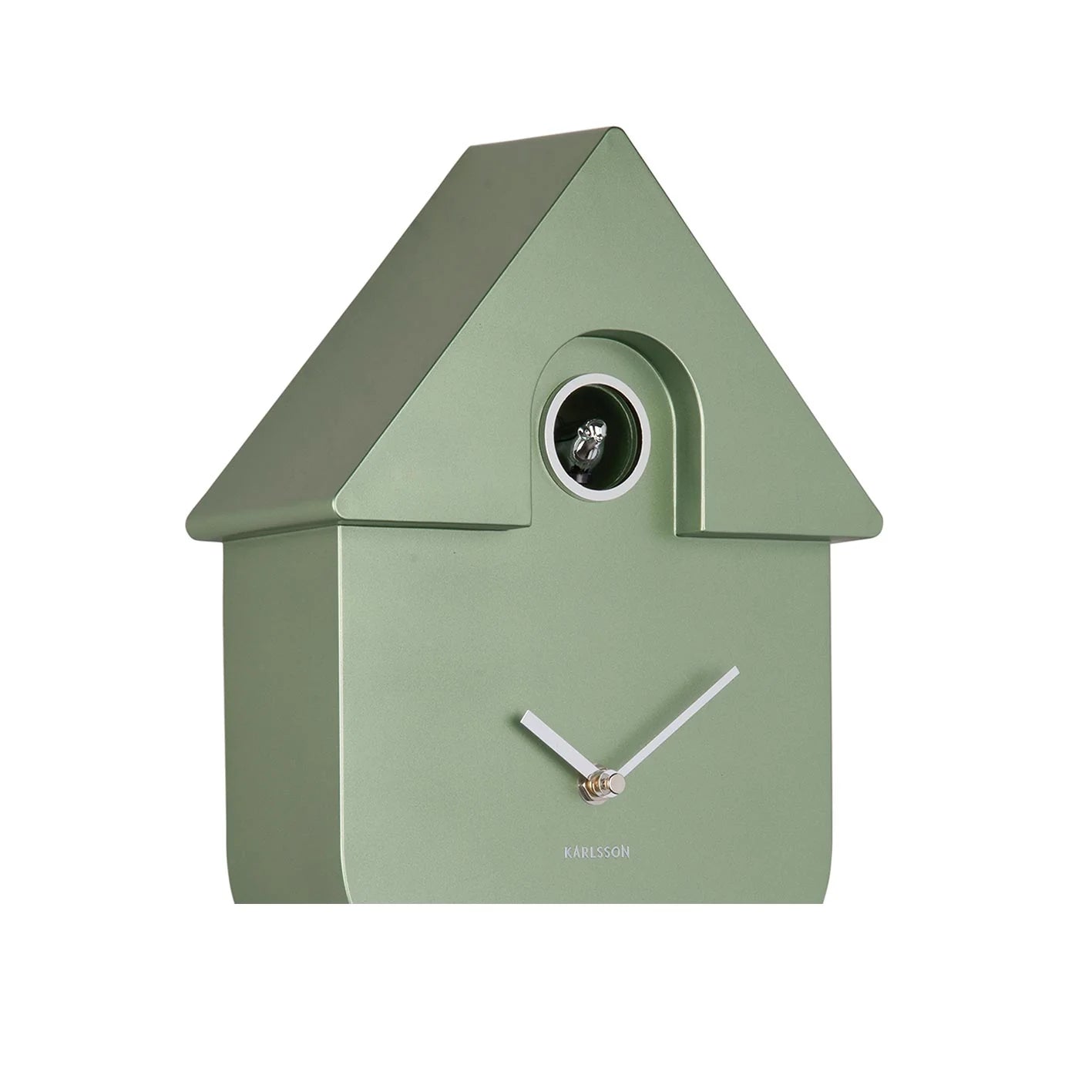 Cuckoo Clock by Karlsson | Metallic Jungle Green