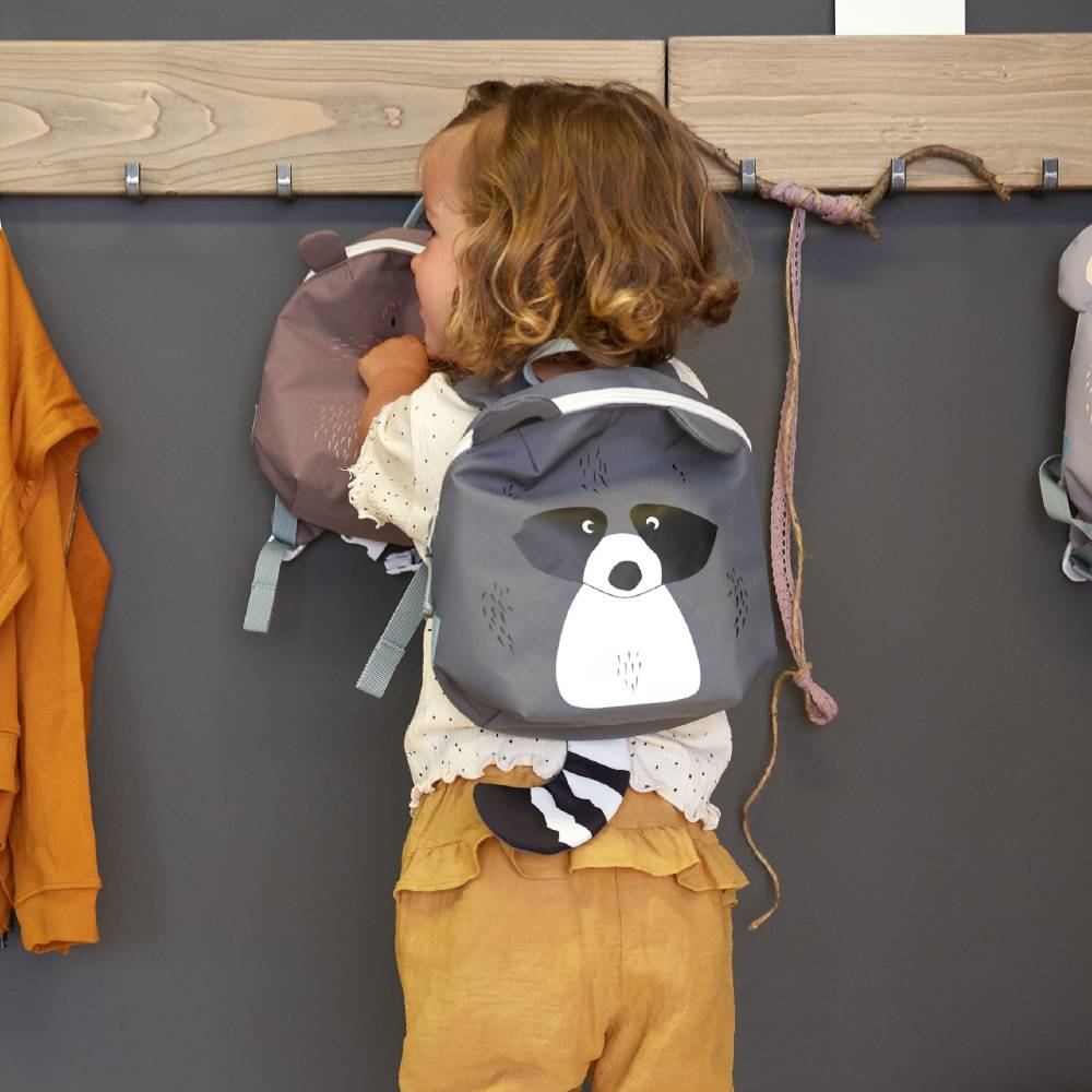 Mini Animal Backpack - Racoon