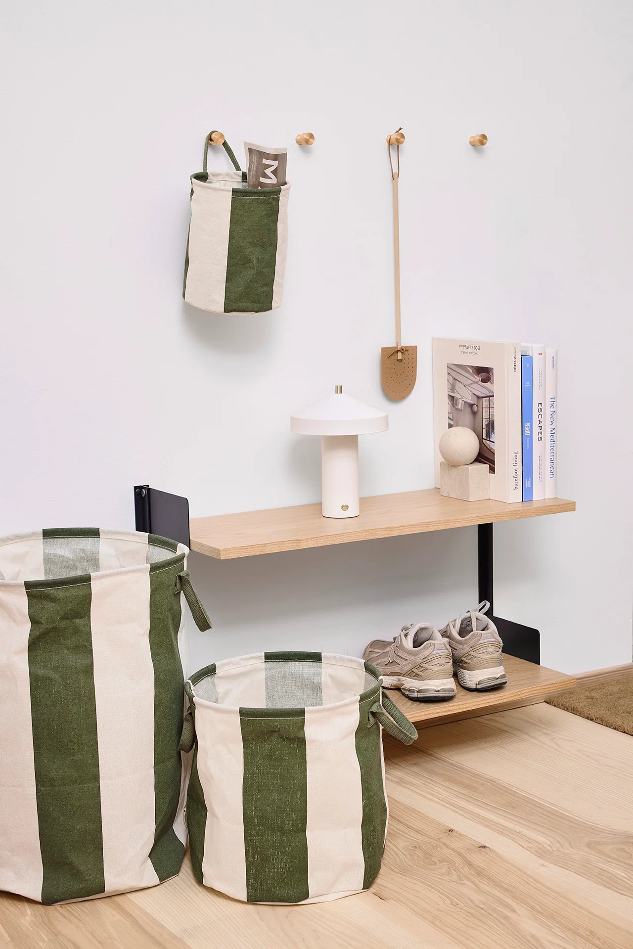 Kara Storage Basket Medium Set of 2 | Dark Green