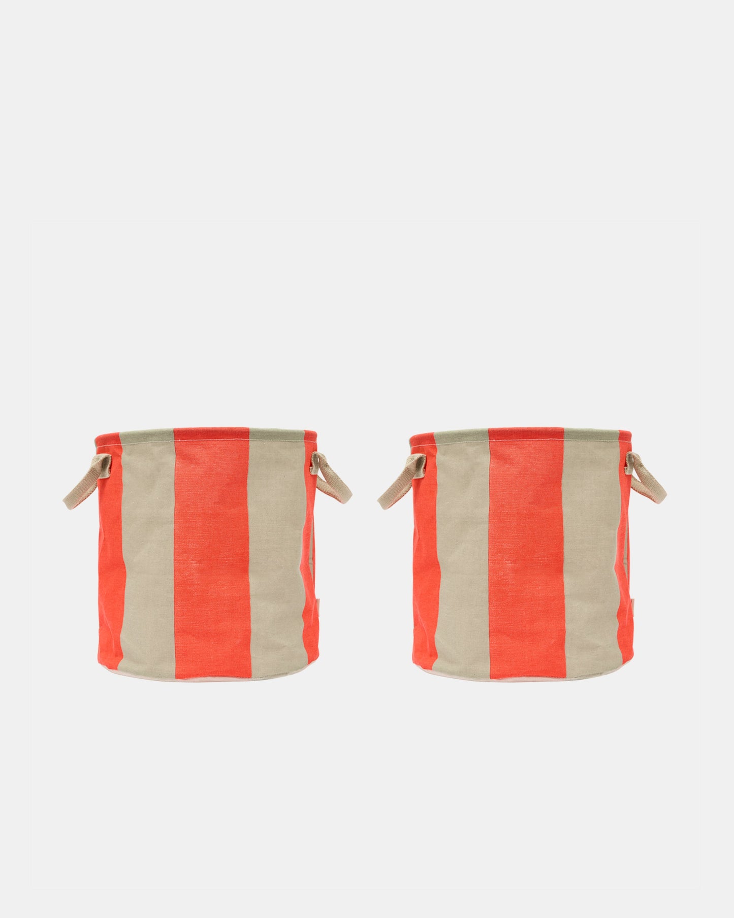 Kara Storage Basket Medium Set of 2 | Cherry Red