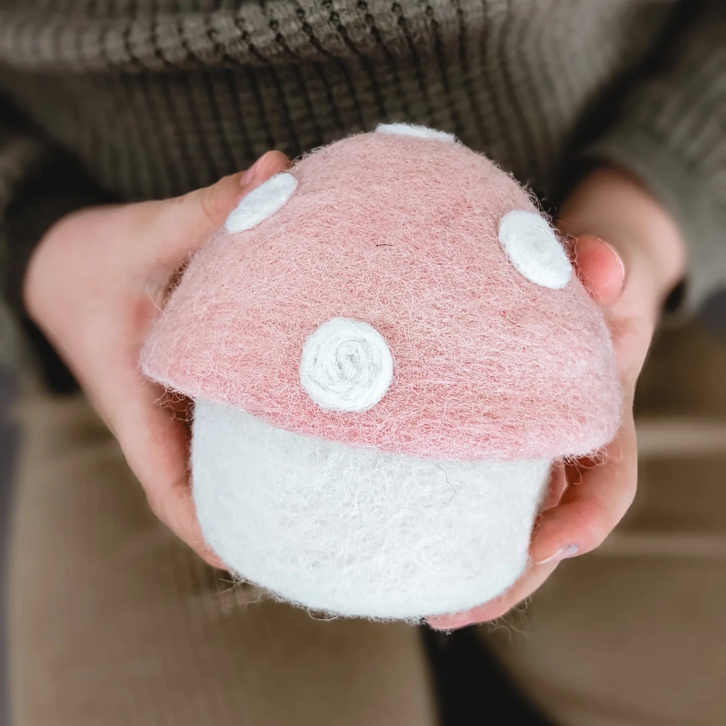 Felt Toadstool Trinket Box - Small