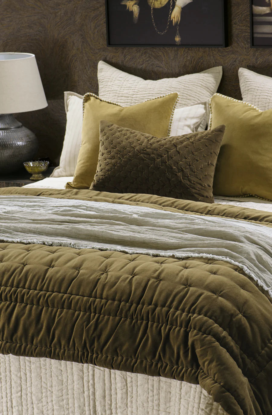 Leggera Linen Throw - Thyme