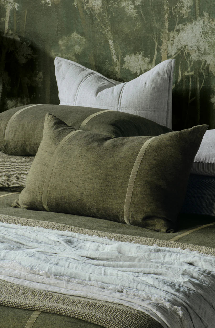 Leggera Linen Throw - Ocean