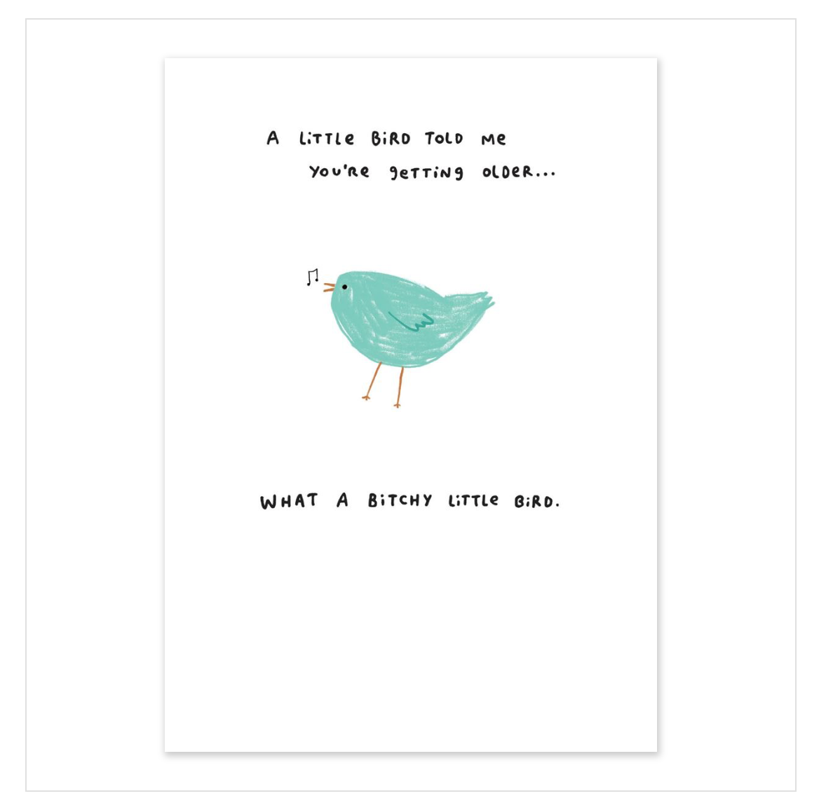CARD | Bitchy Bird