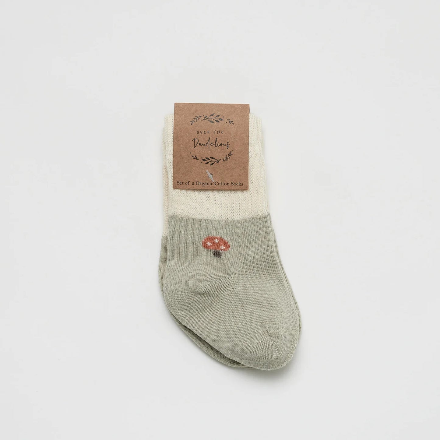 Set of 2 Socks Mushroom