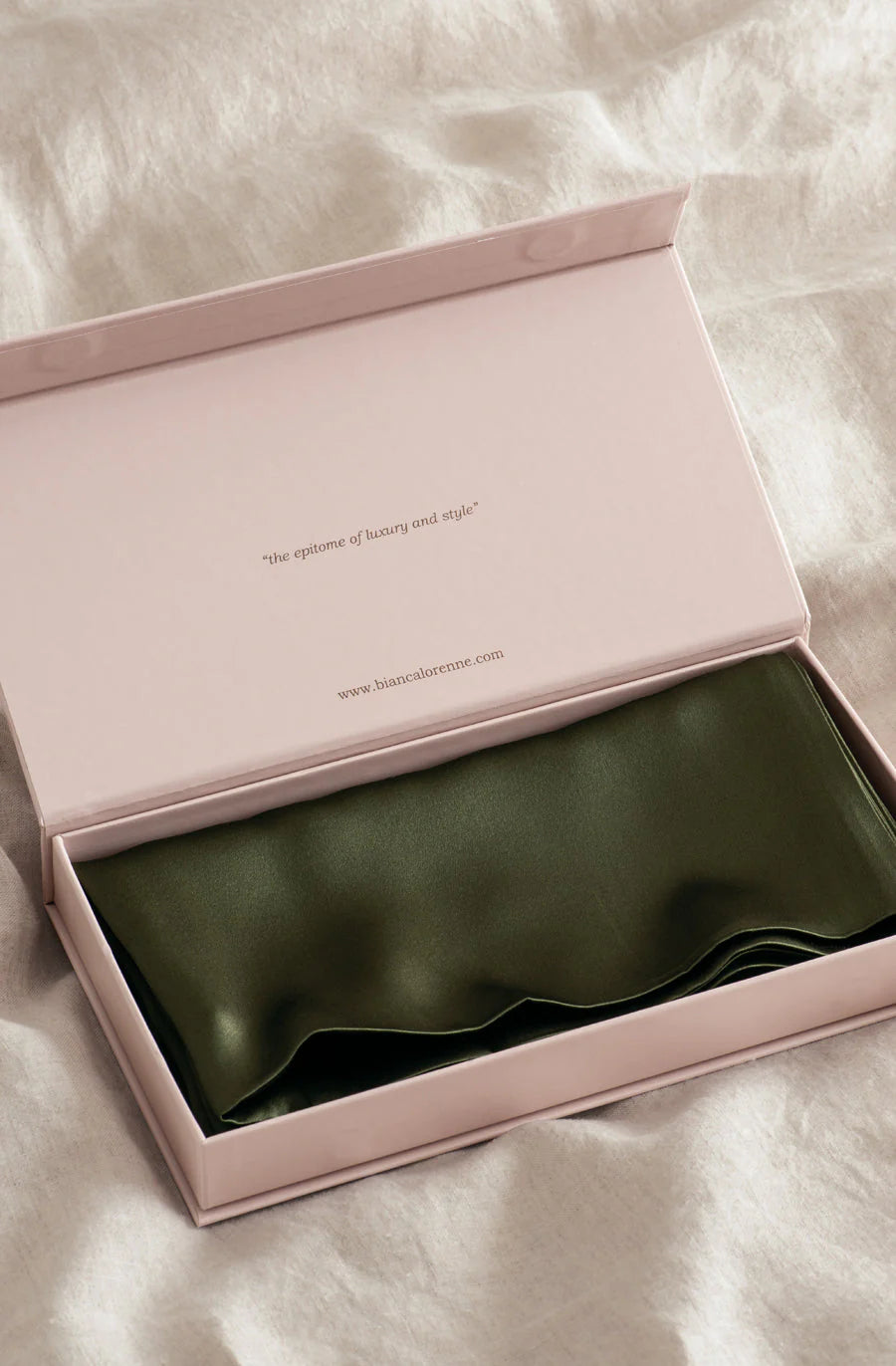 Silk Pillowcase - Olive