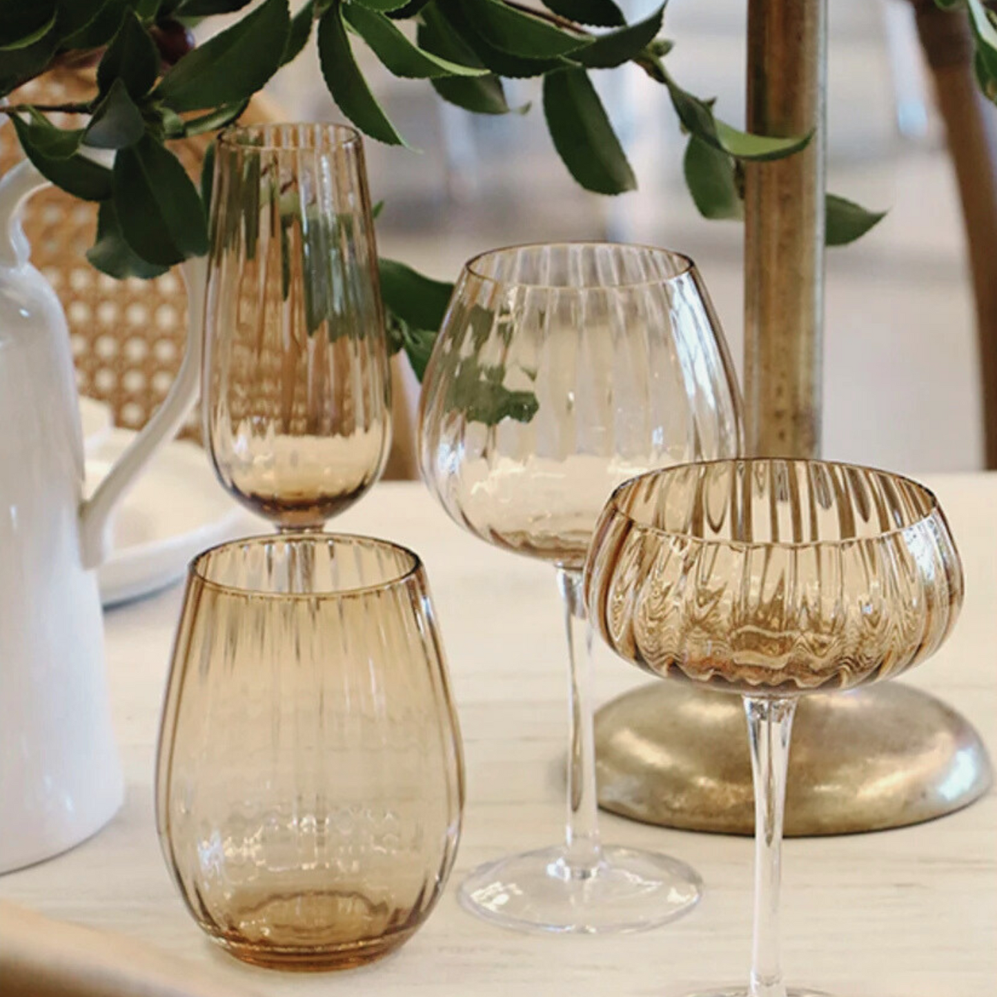 Casablanca Water Glasses (Set of 4)