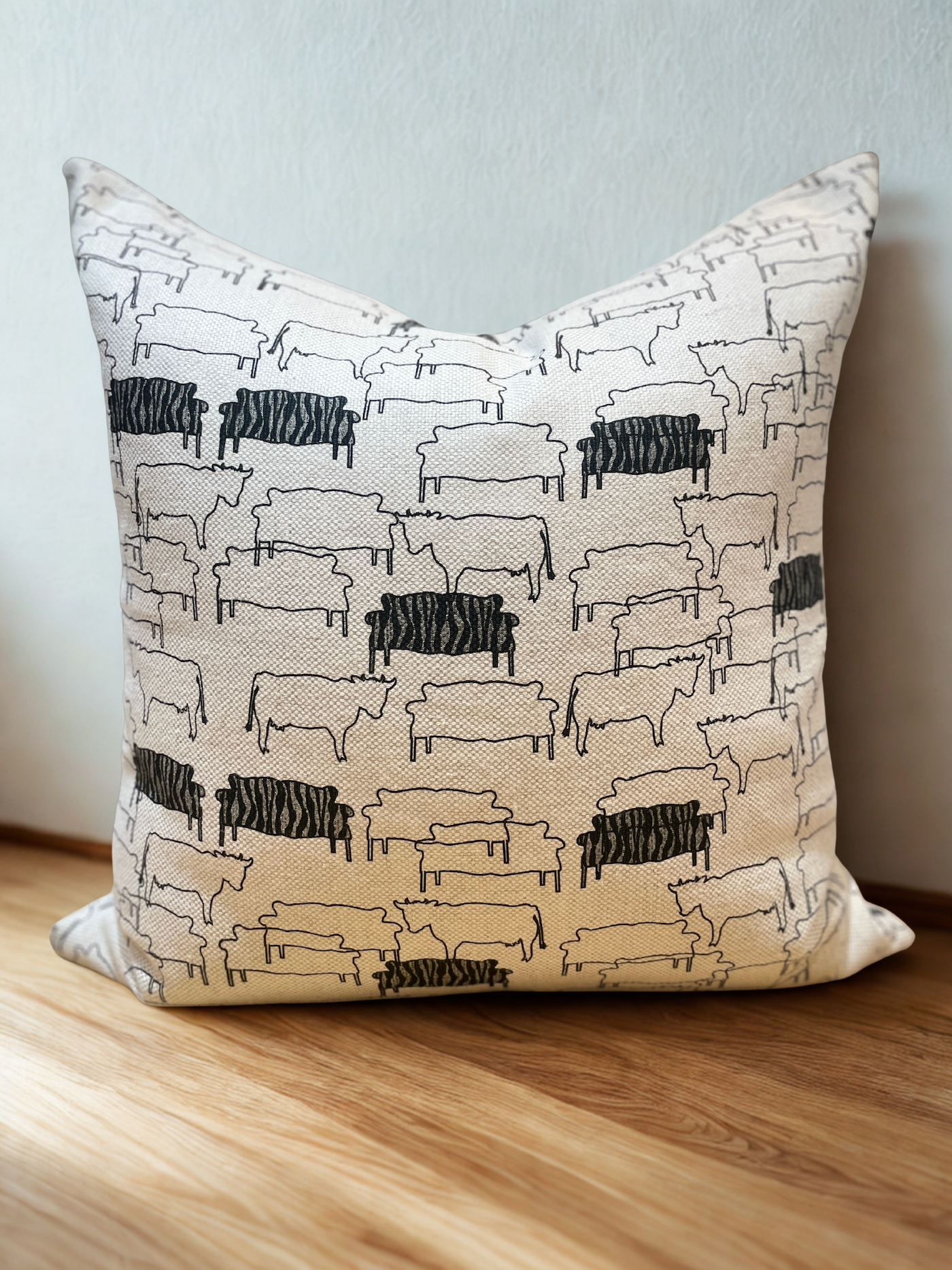 Cows & Couches Cushion