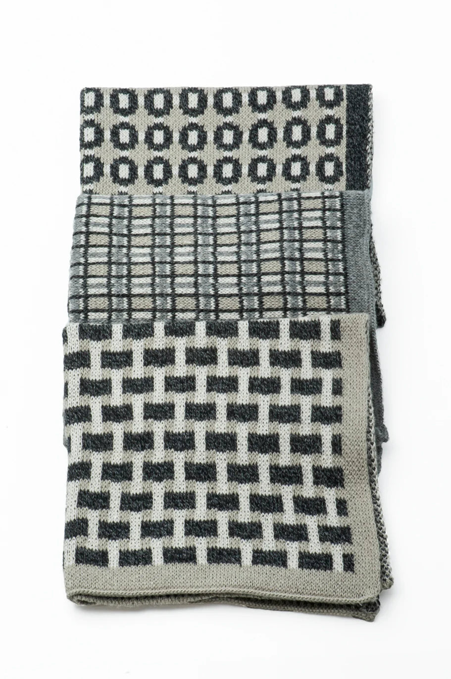 Washcloths Set of 3 | Basento Graphite