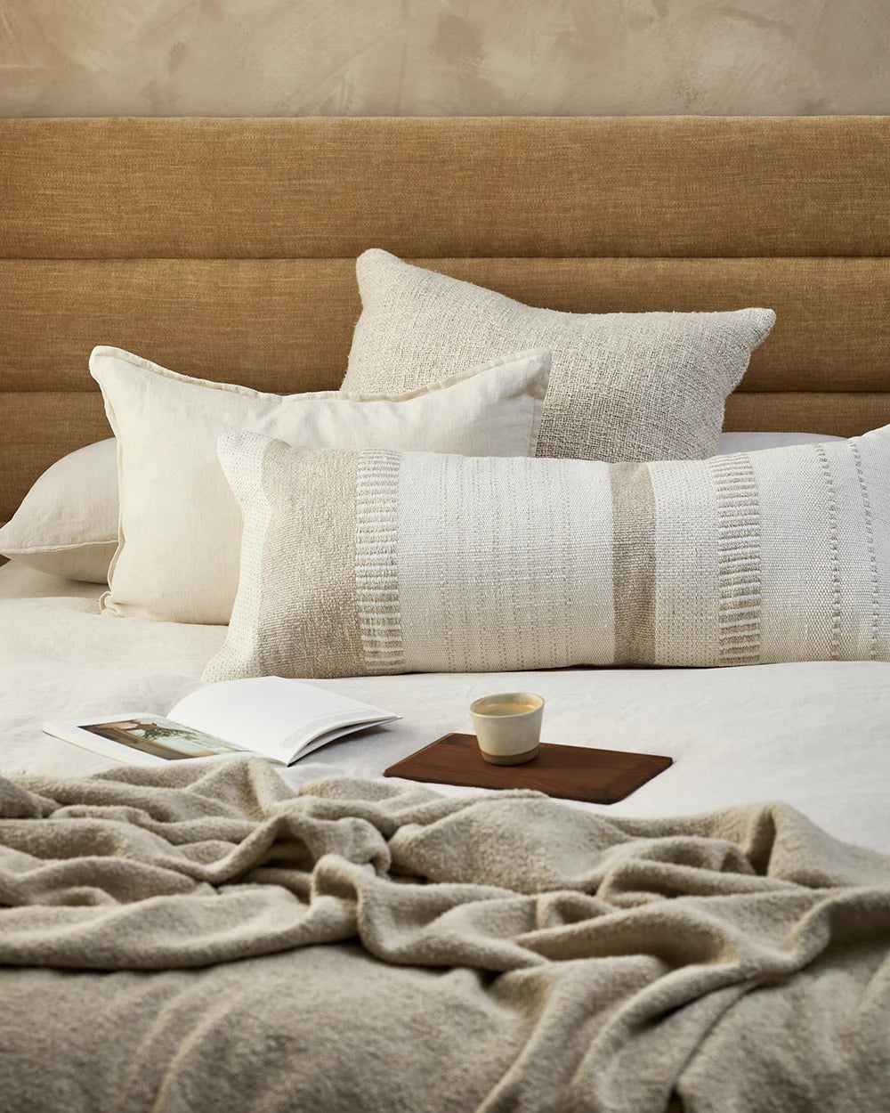 Cyprian Large Cushion | Oatmeal