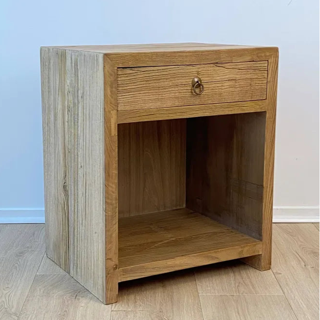 Heritage Elm Bedside Table