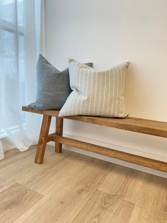 Reclaimed Wood Bench Long | Natural