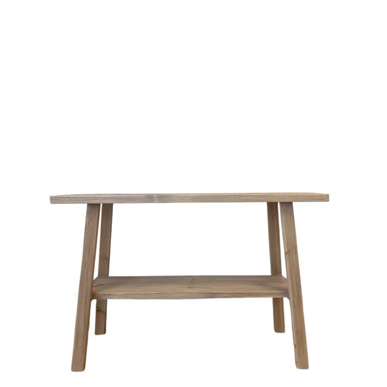 Reclaimed Wood Console Table - Natural