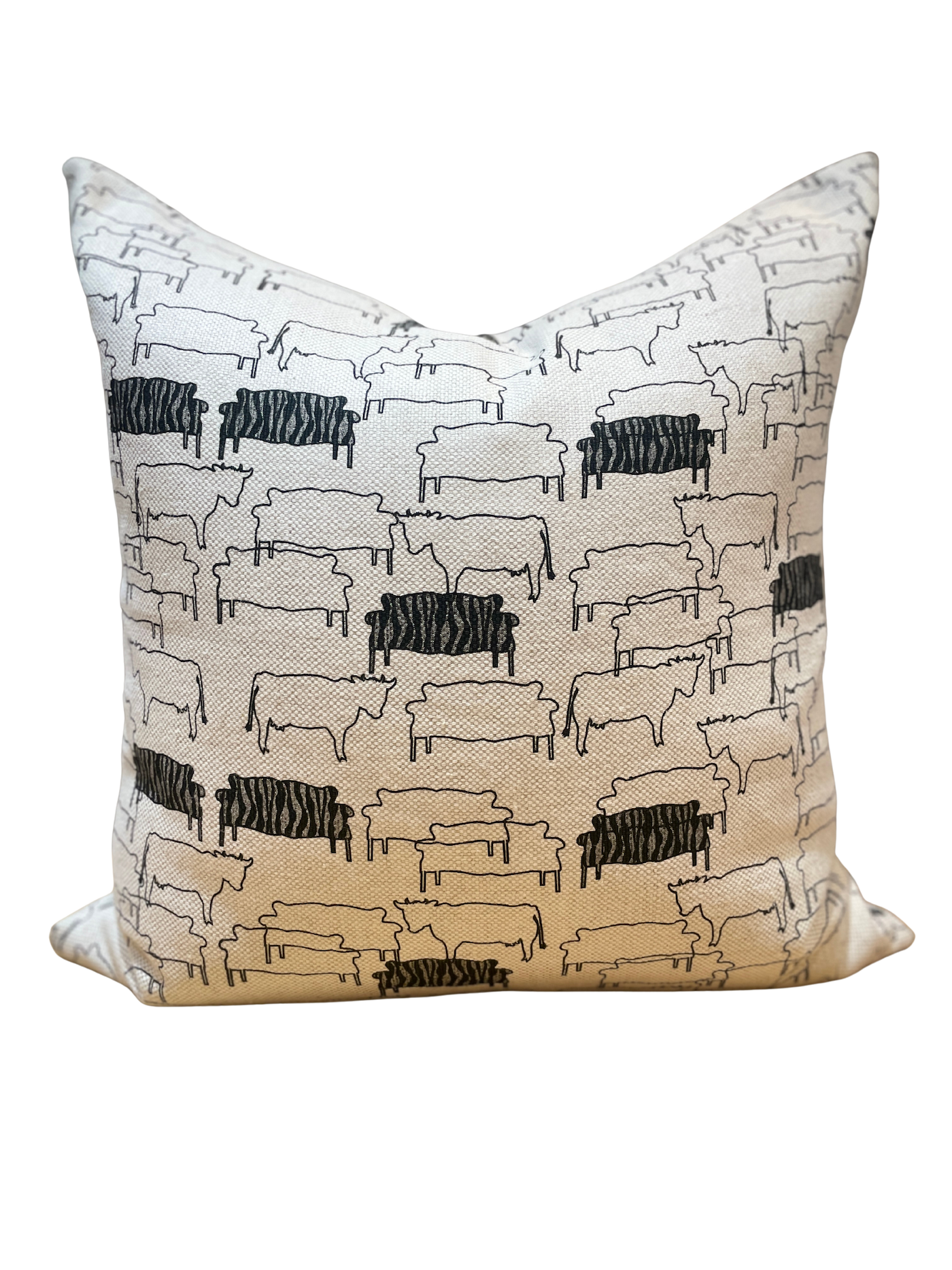 Cows & Couches Cushion