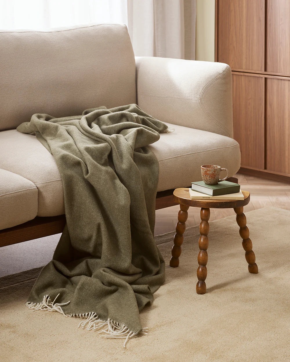 Mosman Throw | Olive