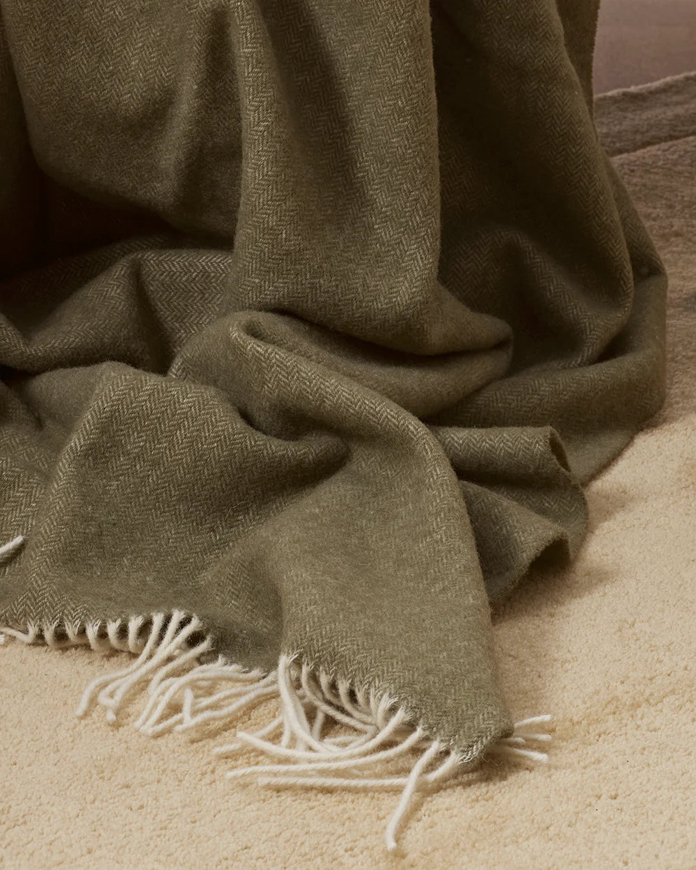Mosman Throw | Olive