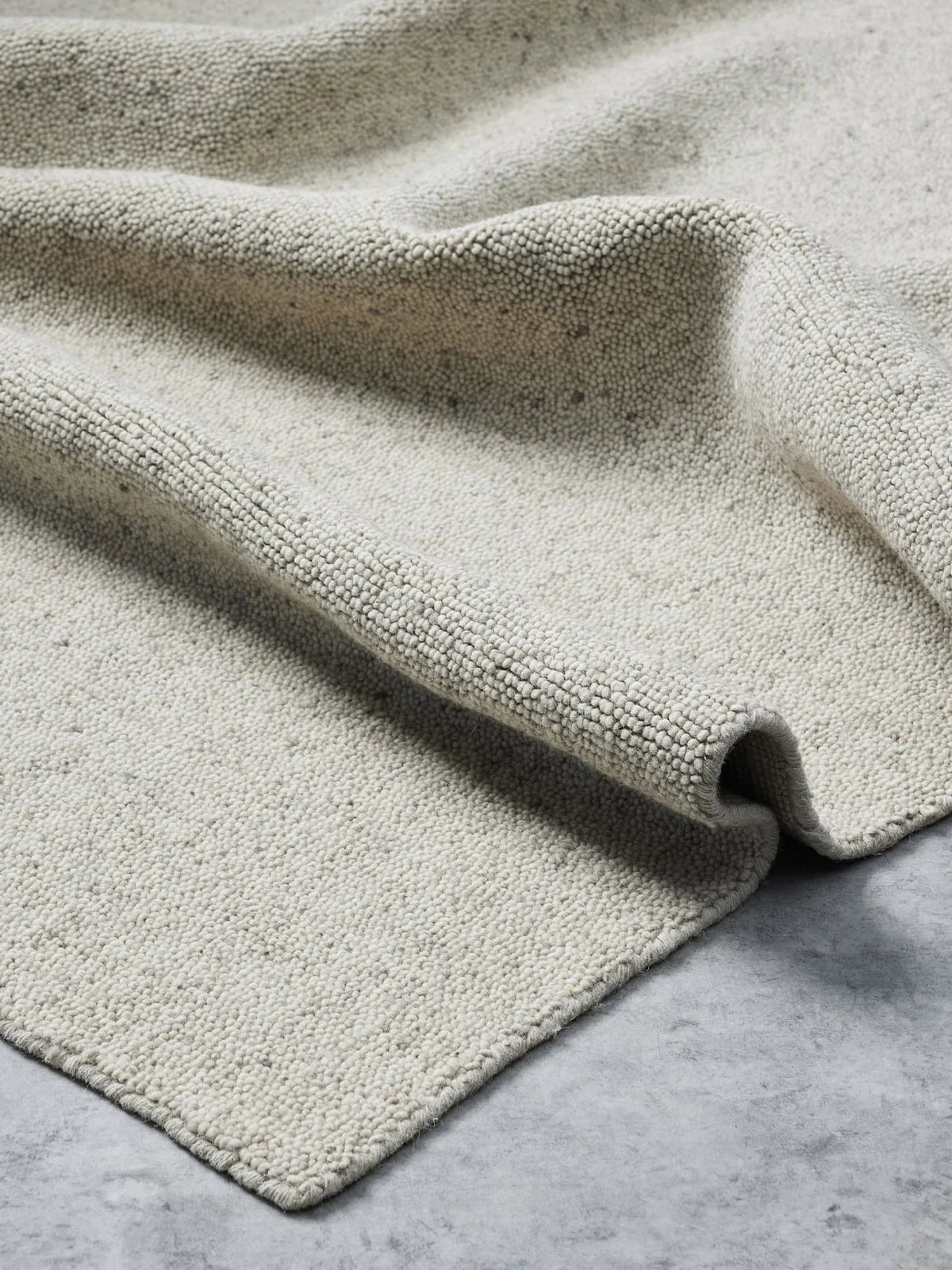 Noble Wool Floor Rug | Light Beige