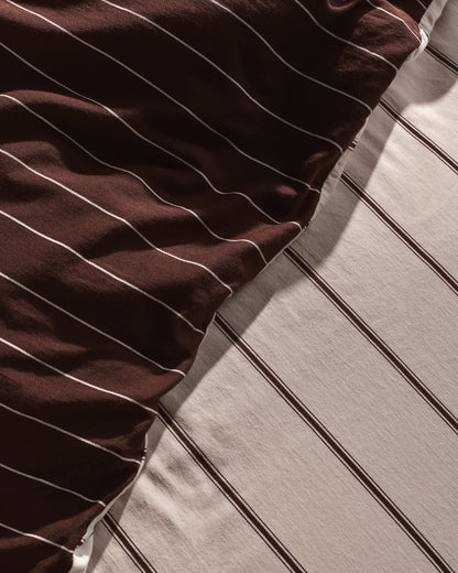 Versa Duvet Cover | Vanilla & Mahogany