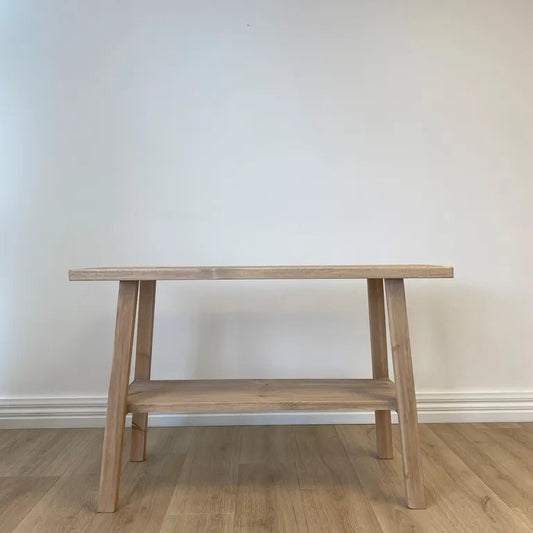 Reclaimed Wood Console Table - Natural