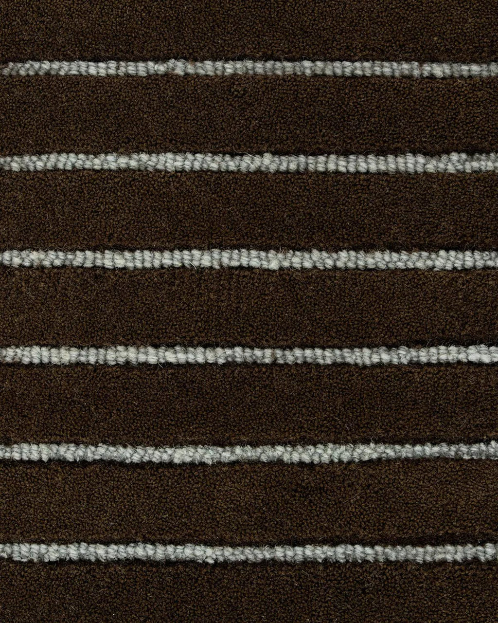 Marlow NZ Wool Floor Rug | Chocolate Brown & Powder Blue