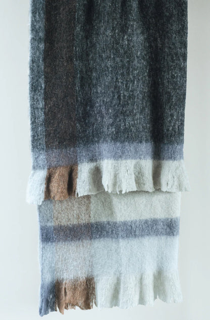 Bivio Throw Graphite/Sienna