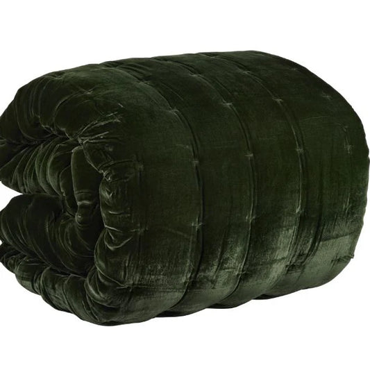 Pin Velvet Coverlet Cypress