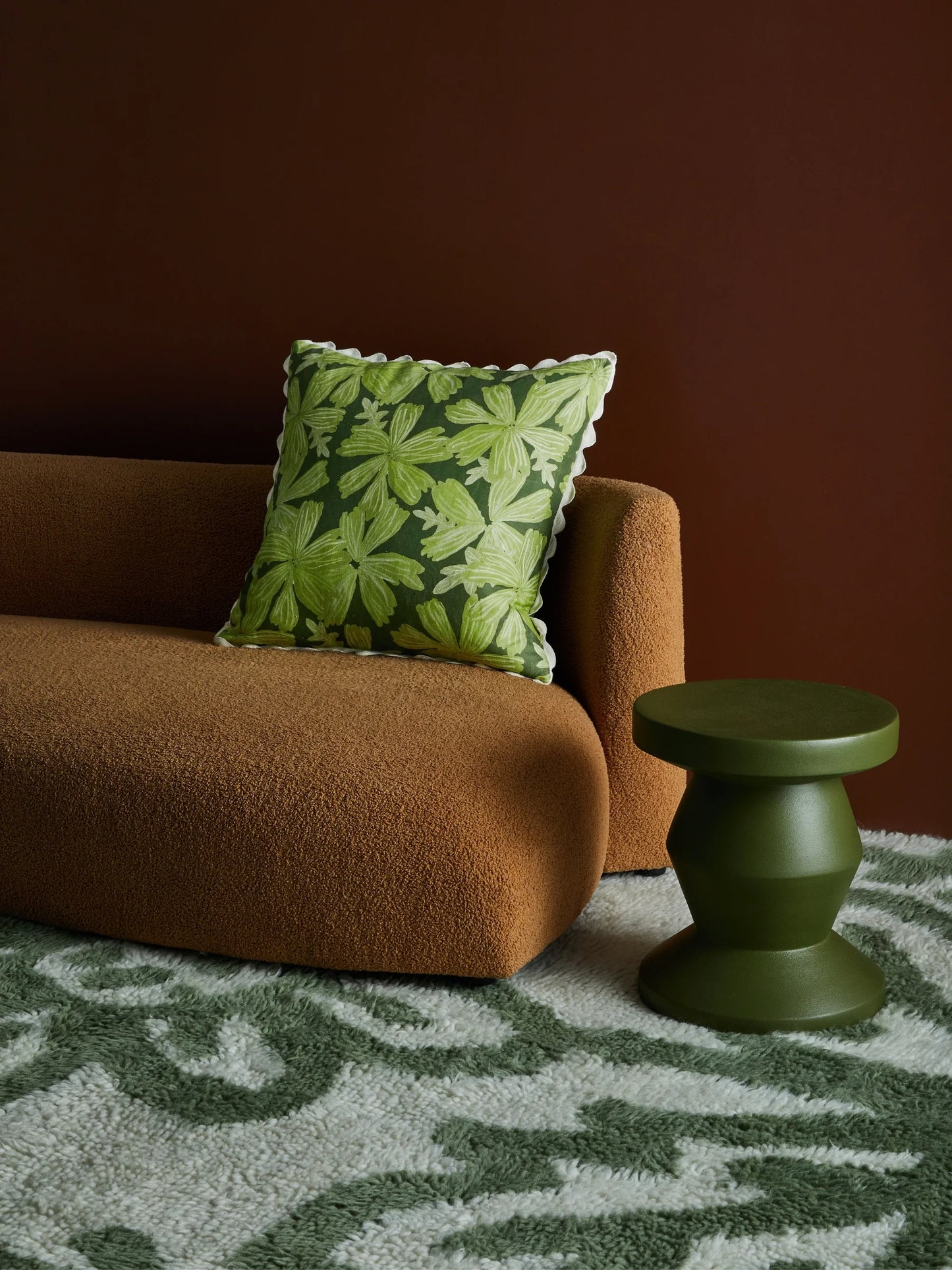 Mave Green 60cm Cushion