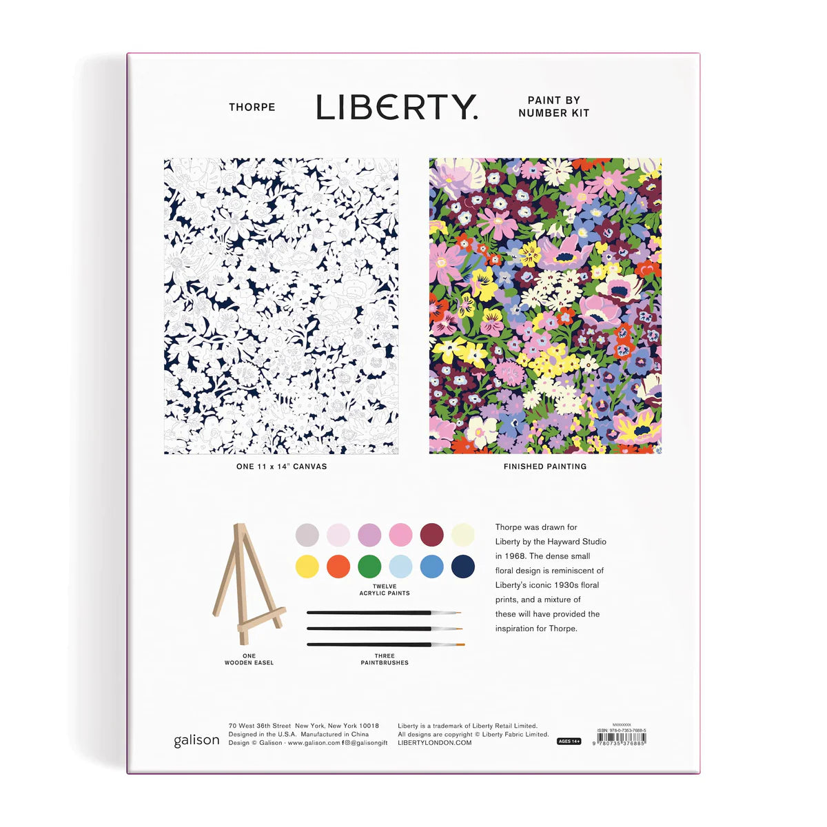 Liberty Paint By Number Kit