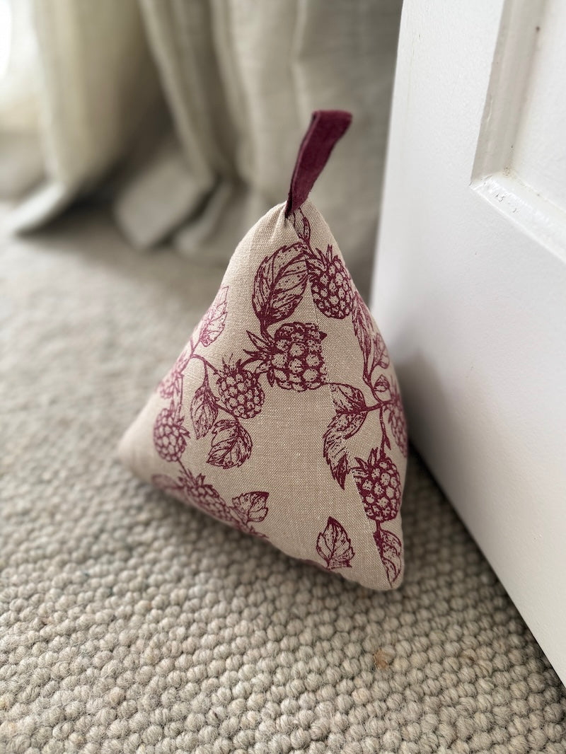 Pyramid Berry Door Stop Red