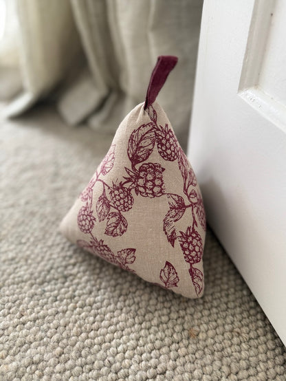 Pyramid Berry Door Stop Red