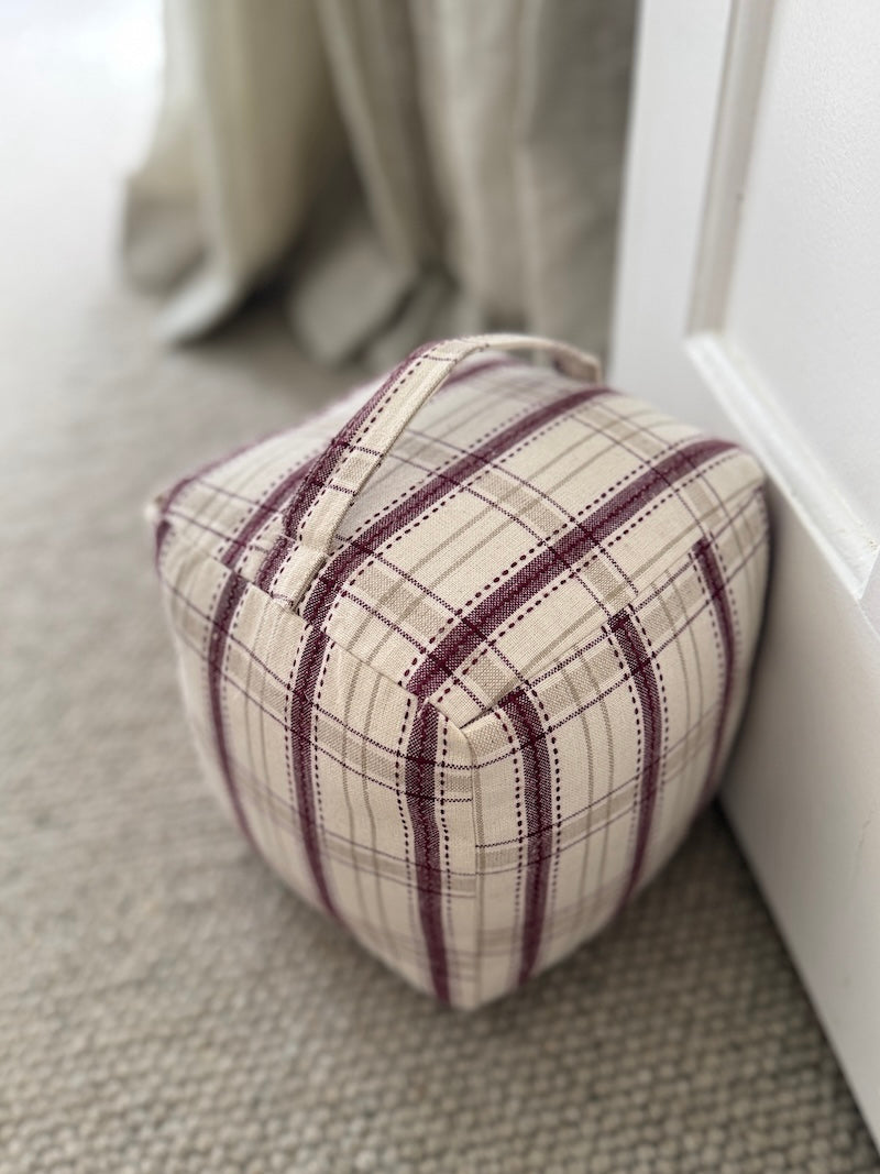 Square Door Stop Red