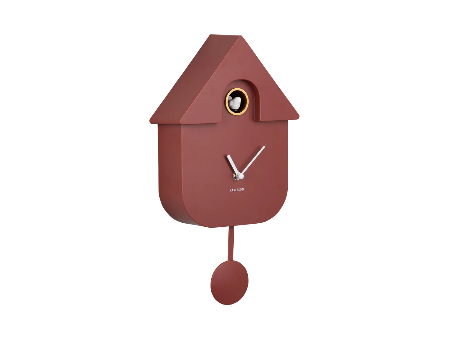 Cuckoo Clock by Karlsson | Ochre Red