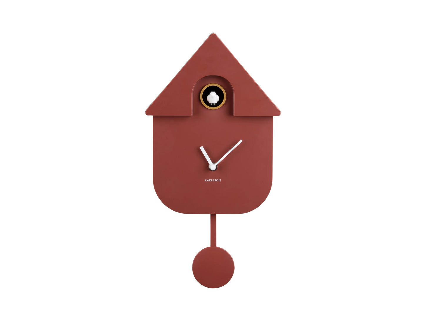 Cuckoo Clock by Karlsson | Ochre Red