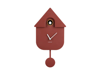 Cuckoo Clock by Karlsson | Ochre Red