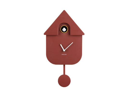 Cuckoo Clock by Karlsson | Ochre Red