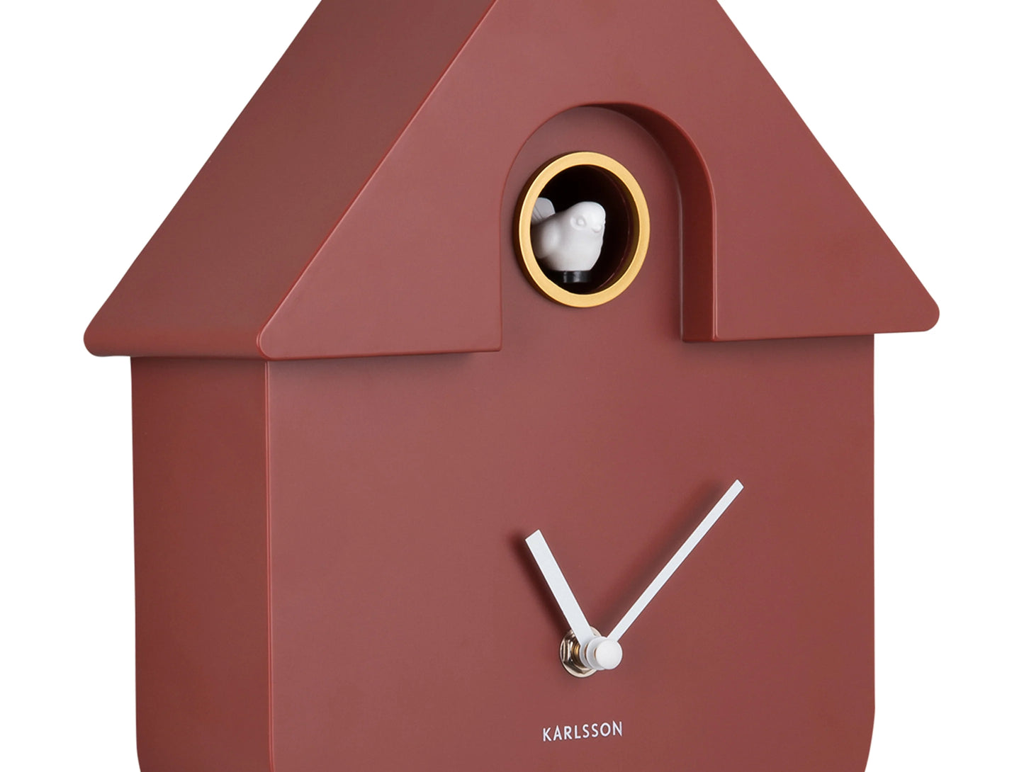 Cuckoo Clock by Karlsson | Ochre Red