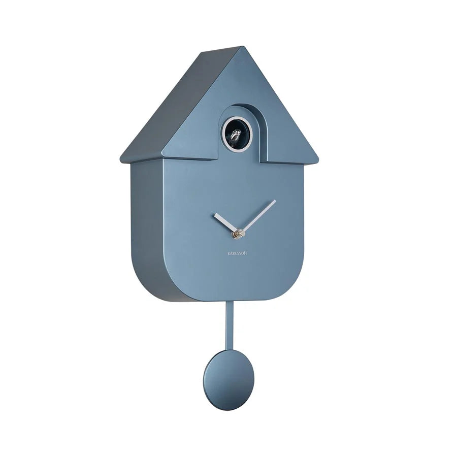 Cuckoo Clock by Karlsson | Metallic Dark Blue