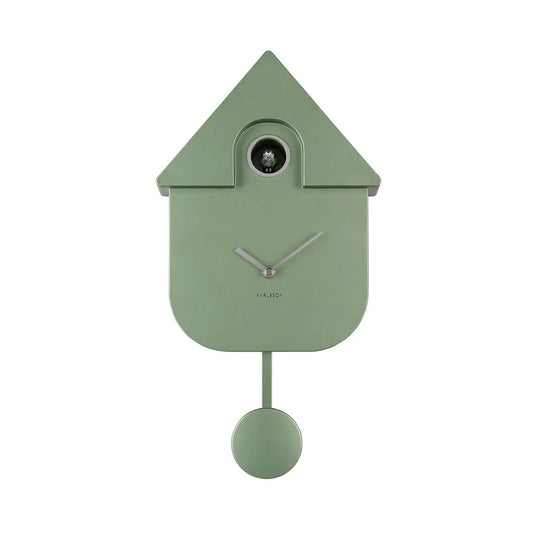 Cuckoo Clock by Karlsson | Metallic Jungle Green