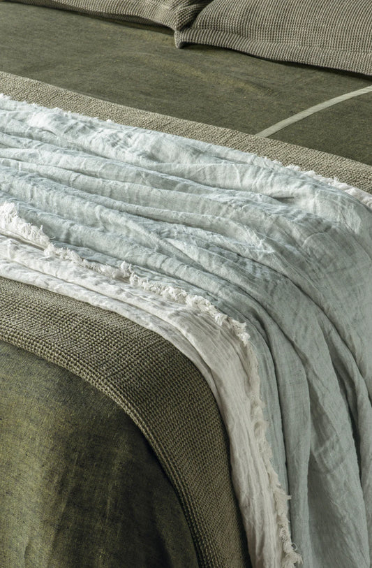 Leggera Linen Throw - Ocean