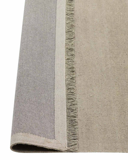 Emilio Linen Floor Rug | Oyster
