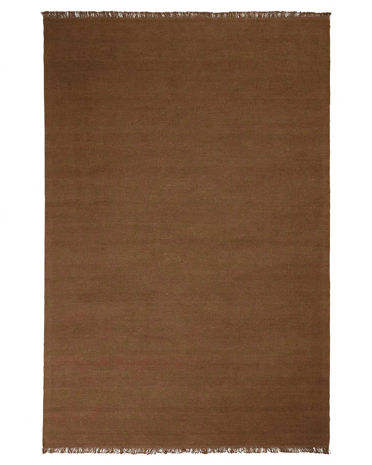 Emilio Linen Floor Rug | Toffee