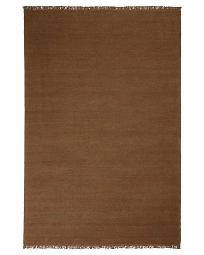 Emilio Linen Floor Rug | Toffee