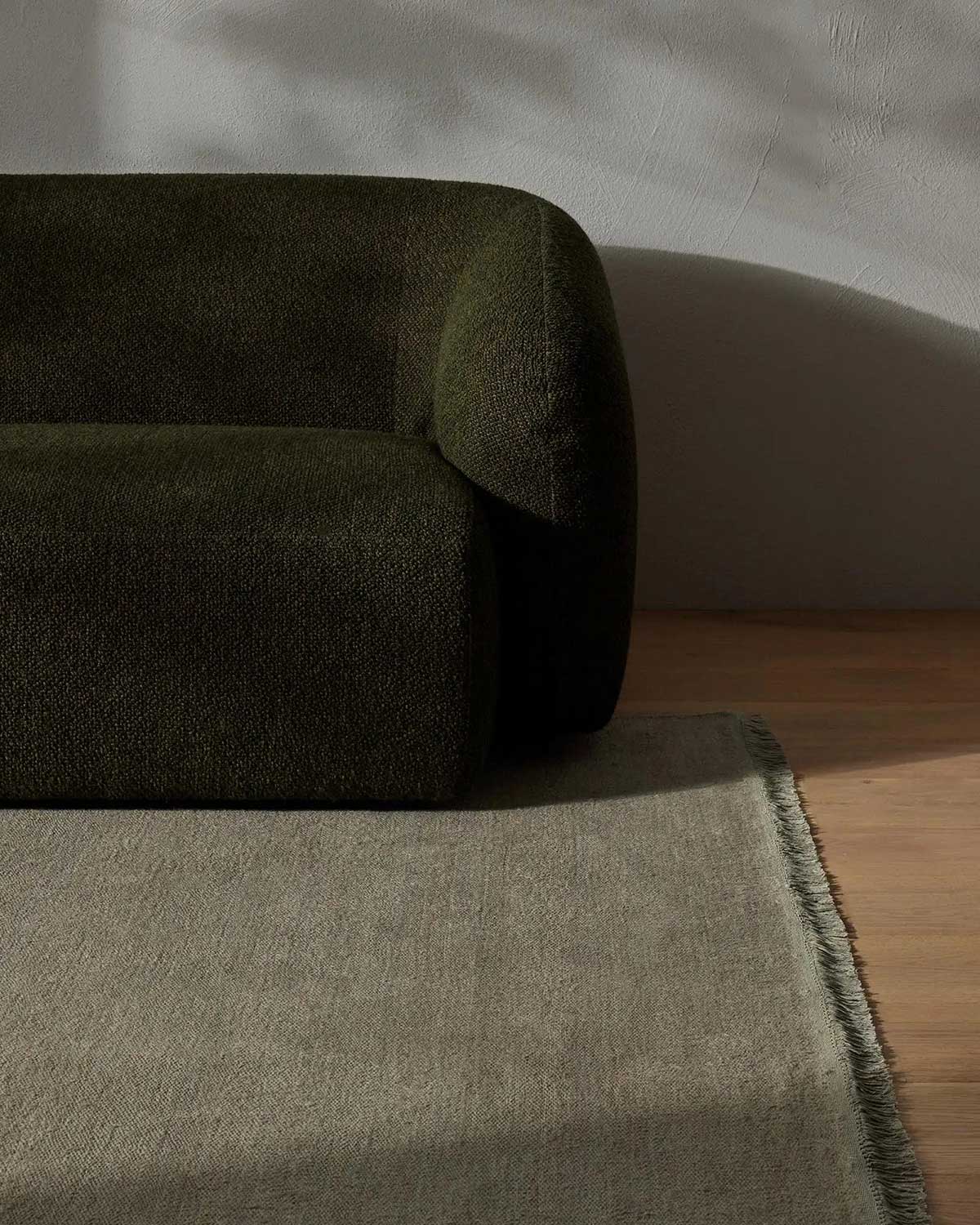 Emilio Linen Floor Rug | Flint
