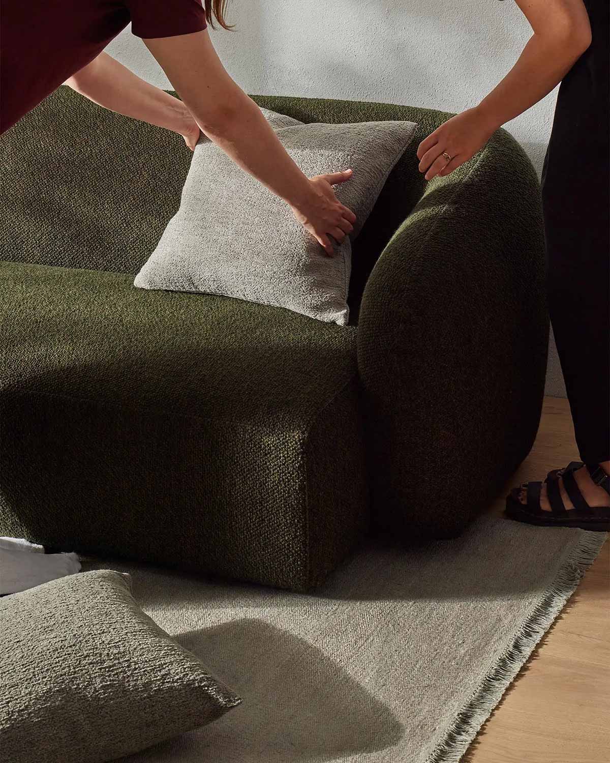 Emilio Linen Floor Rug | Flint